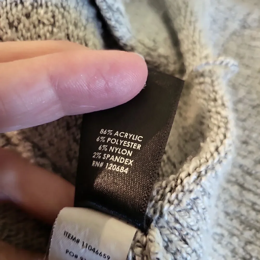 Torrid soft knit heather grey cardigan with pockets